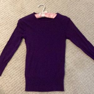 Ralph Lauren S purple ribbed cuff shirt